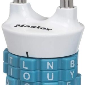 Master Lock 1535DWD Candado de Combinación con Letras para Recordar Fácilmente