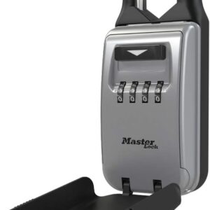 Master Lock Caja de seguridad, pon tu propia combinación, capacidad para 5 llaves, 6 Key Capacity