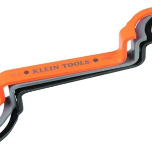 Klein Tools 50900R Juego de llaves de bloqueo de conductos, aprieta y afloja las tuercas de seguridad en espacios reducidos, 1/2, 3/4 y 1 pulgada, curvas de compensación, 3 piezas