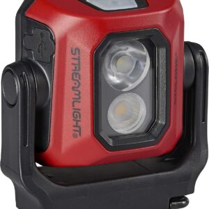 Streamlight 61510 Syclone USB Rechargeable Multi-Function Compact Work Light, Red