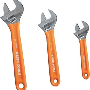 Klein Tools D5073 Juego de Llaves Ajustables de Capacidad Adicional 6, 8 y 10 Pulgadas