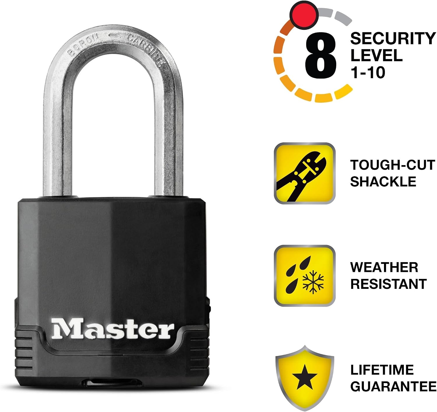 Master Lock Magnum Candado Resistente para Exteriores con Llave 4 Master Lock Magnum Candado Resistente para Exteriores con Llave – Vista 4
