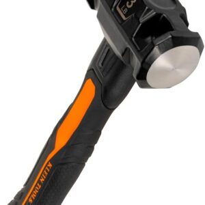 Klein Tools H80693 - Martillo de doble cara de 3 libras con mango de fibra de vidrio, diseño resistente a los golpes para golpes y demolición, incluye agujero para cordón