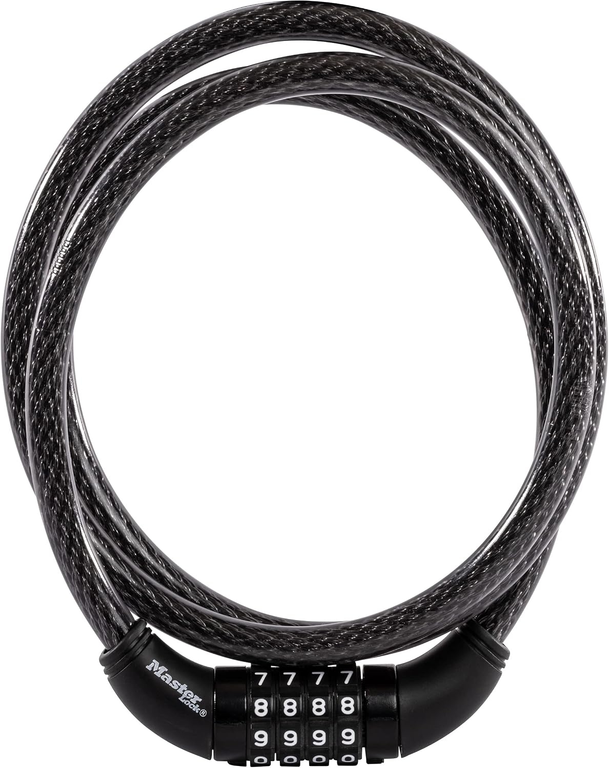 Master Lock 8143D Cable de Acero con Combinación para Bicicletas/Rejas 2 Master Lock 8143D Cable de Acero con Combinación para Bicicletas/Rejas – Vista 2