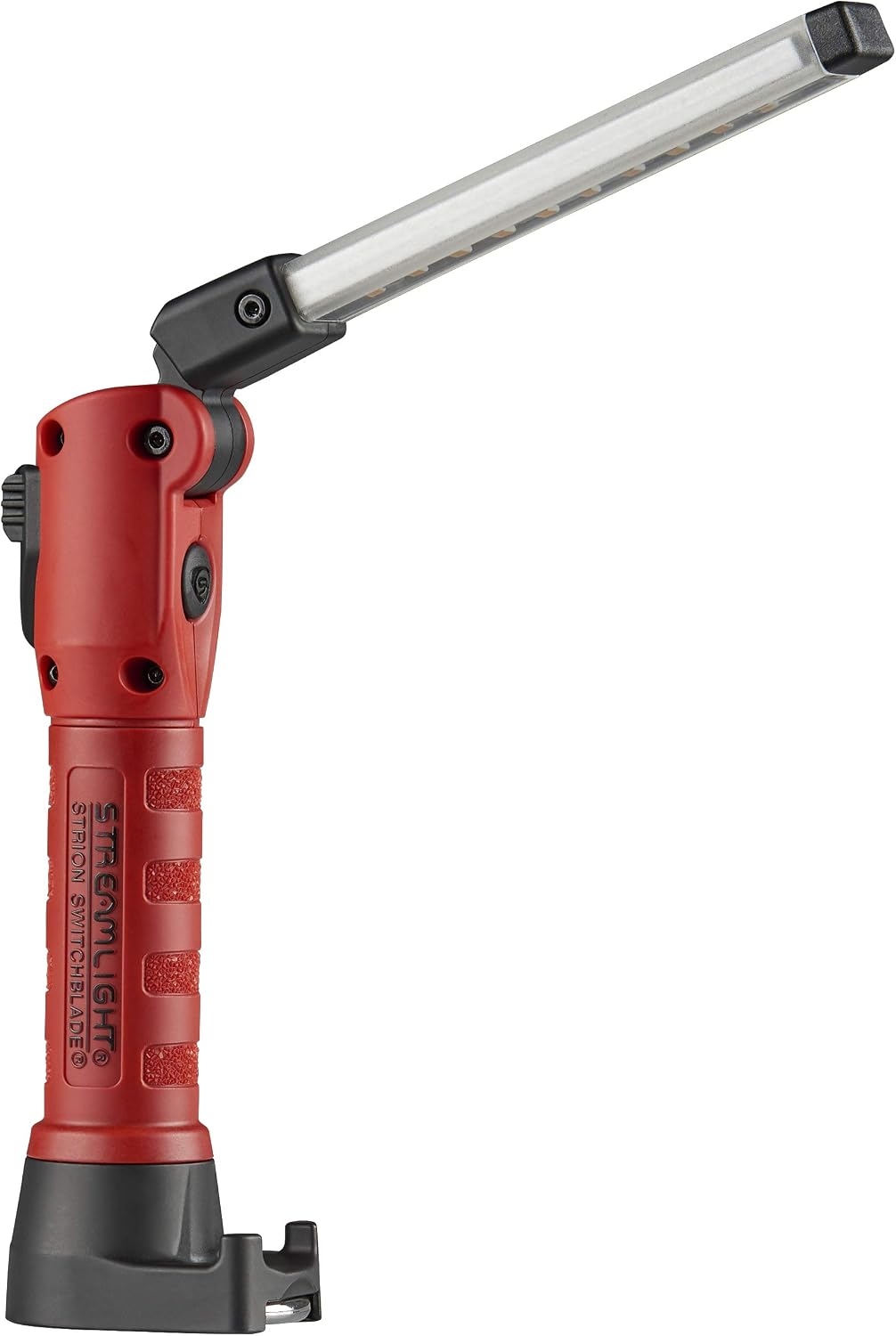 Streamlight 74850 Strion Switchblade Rechargeable Multi-Function Compact Work Light with USB Cord Charger, Red 1 Streamlight 74850 Strion Switchblade Rechargeable Multi-Function Compact Work Light with USB Cord Charger, Red