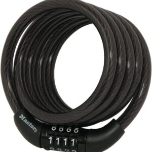 Master Lock 8143D Cable de Acero con Combinación para Bicicletas/Rejas