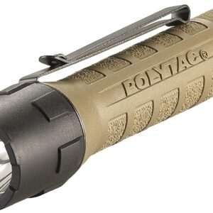 Streamlight 88602 PolyTac X 600 Lumen Multi-Fuel, Professional Tactical Flashlight, Coyote