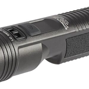Streamlight 78101 Stinger 2020 Rechargeable Flashlight with 120V AC/12V DC 1 Holder Charger, Black