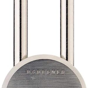 Master Lock Candado de alta seguridad con llave diferente y cuerpo de acero sólido de 6.35 cm, 2 Inch Shackle, Acero
