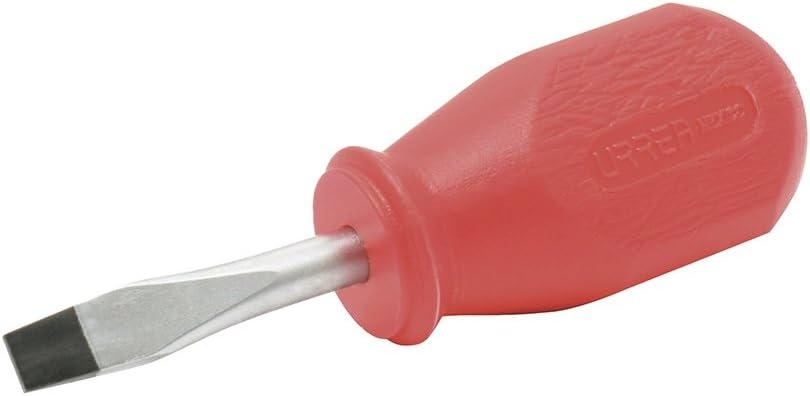 Urrea 9602R Destornillador con mango rojo, punta plana barra redonda 3/16" x 4" 2 Urrea 9602R Destornillador con mango rojo, punta plana barra redonda 3/16" x 4" – Vista 2