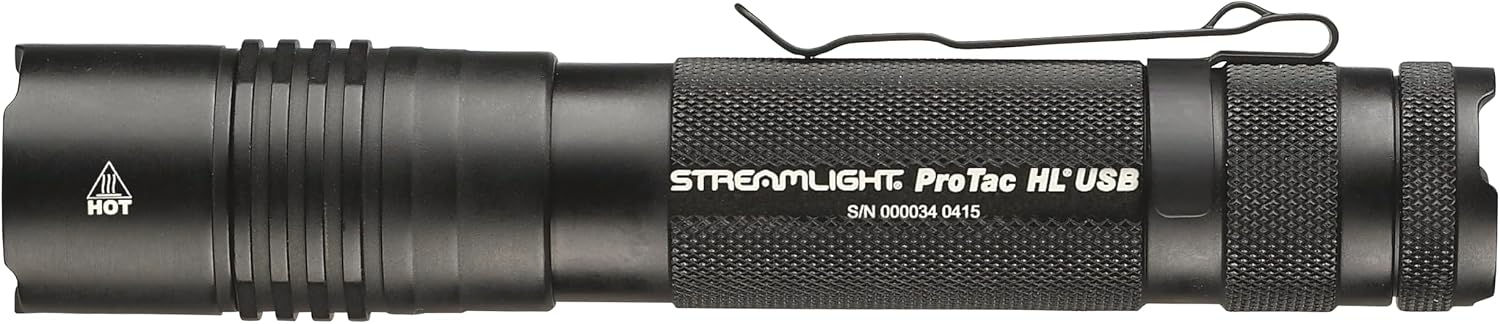 Streamlight 88052 ProTac HL USB 1000-Lumen Multi-Fuel USB Rechargeable Professional Tactical Flashlight with USB Cable, and Holster, Black, Box 4 Streamlight 88052 ProTac HL USB 1000-Lumen Multi-Fuel USB Rechargeable Professional Tactical Flashlight with USB Cable, and Holster, Black, Box – Vista 4