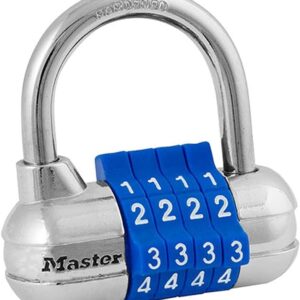 Master Lock 1523D Set Your Own Combination Padlock, 1 Pack, Color may vary