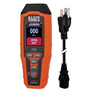 KLEIN TOOLS RT390 | Analizador De Circuitos | GFCI Y AFCI | Pantalla LCD