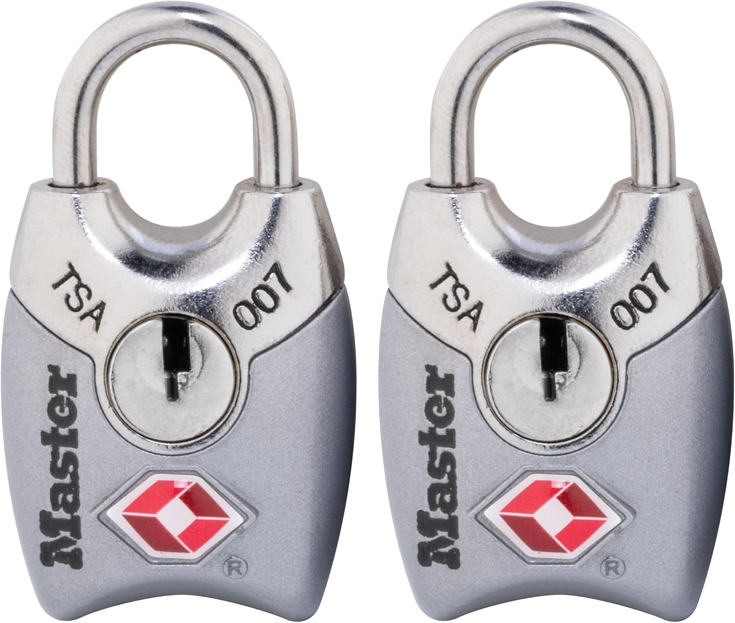 Master Lock 4689T Juego de Candados para Equipaje de 25 mm, 2 Piezas 1 Master Lock 4689T Juego de Candados para Equipaje de 25 mm, 2 Piezas