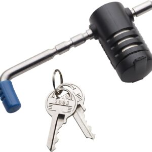 Master Lock 2847dat Acero Inoxidable Ajustable Coupler Lock