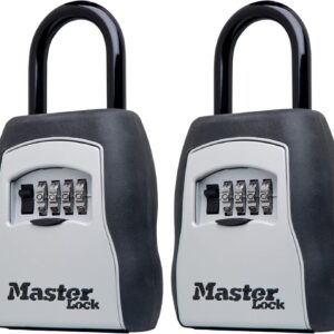Master Lock - Caja de bloqueo de llave con código, caja de bloqueo al aire última intervensión para agentes inmobiliarios, administradores de propiedades y propietarios, ideal para alquileres a corto