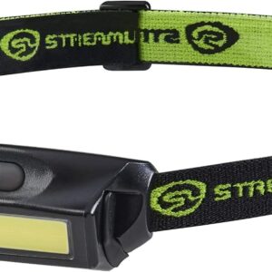 Streamlight 61714 Bandit Pro 180-Lúmenes LED Linternal Frontal Recargable USB con Correa Elástica, Negra