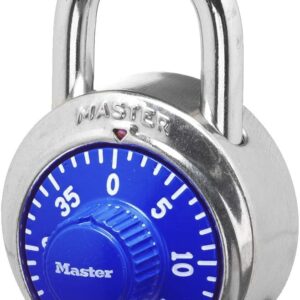 Master Lock 1506D - Candado de combinación, n/a, Azul