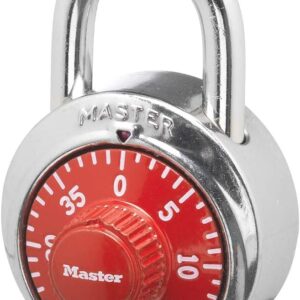 Master Lock 1506D - Candado de combinación, Rojo