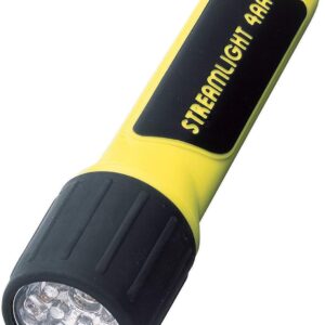 Streamlight 68200 4AA ProPolymer LED Flashlight with White LEDs, Yellow - 67 Lumens