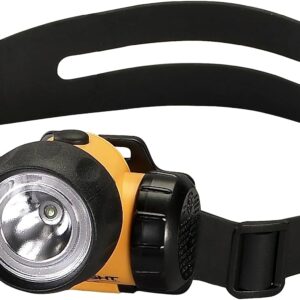 Streamlight 61200 3AA HAZ-LO Headlamp, Yellow - 120 Lumens