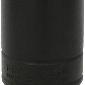 Urrea 7336H Dado de impacto largo cuadro de 1/2", 6 puntas, en pulgadas, 1-1/8"