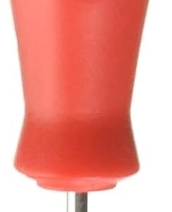 Urrea 9622R Destornillador con mango rojo, punta cabinet barra redonda 1/8" x 2-1/2"