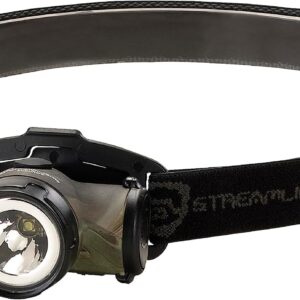 Streamlight 61405 - Linterna frontal enduro resistente a los impactos con correa elástica, camuflaje, 50 lúmenes