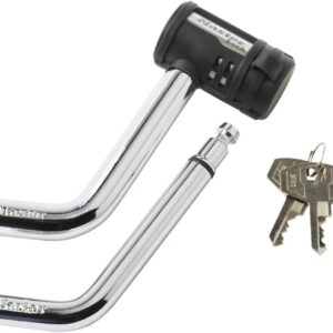 Master Lock Candado Receptor de Cabeza Giratoria 2866DAT, 1/2 y 5/8 in, Negro