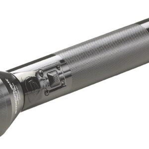 Streamlight 20703 SL-20L 450-Lúmenes LED Linterna Recargable Tamaño Completo con Cargador Inteligente de 120 voltios AC/12 voltios DC y 2 Fundas, Negra