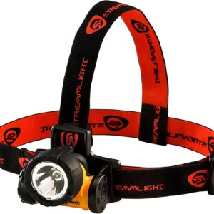 Streamlight 61301 Argo 150-Lúmenes LED Linterna Frontal con Haz de Luz Puntual y Cabezal de Ttitulación, Amrarilla
