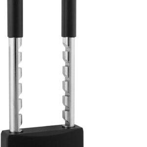 Master Lock Candado de aluminio con cubierta, 5.08 cm de ancho, negro, 527D