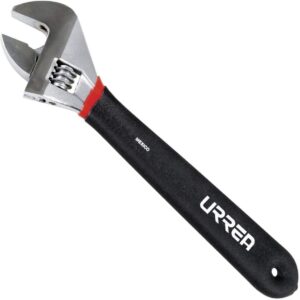 Urrea Herramientas 706G Llave Ajustable Rubber Grip, 6"