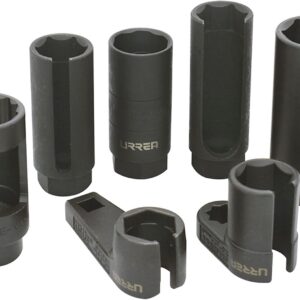 Urrea 2330S Juego de dados para sensores de oxígeno y aceite, 7 piezas