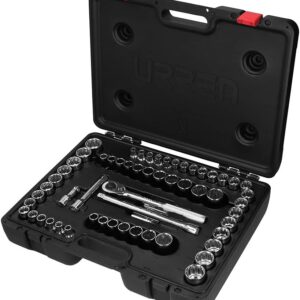 Urrea Herramientas 5400PD URREA Juego de dados y accesorios combinado 60 piezas en Blow Molded Case 1/2