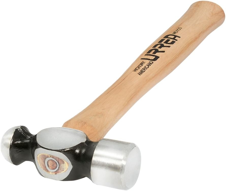 Urrea 1308P Martillo de bola maquinado con mango de madera hickory Americano de 12-3/8", 8 oz 3 Urrea 1308P Martillo de bola maquinado con mango de madera hickory Americano de 12-3/8", 8 oz – Vista 3