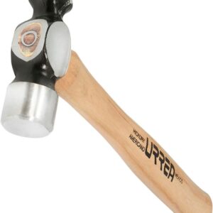 Urrea 1308P Martillo de bola maquinado con mango de madera hickory Americano de 12-3/8", 8 oz