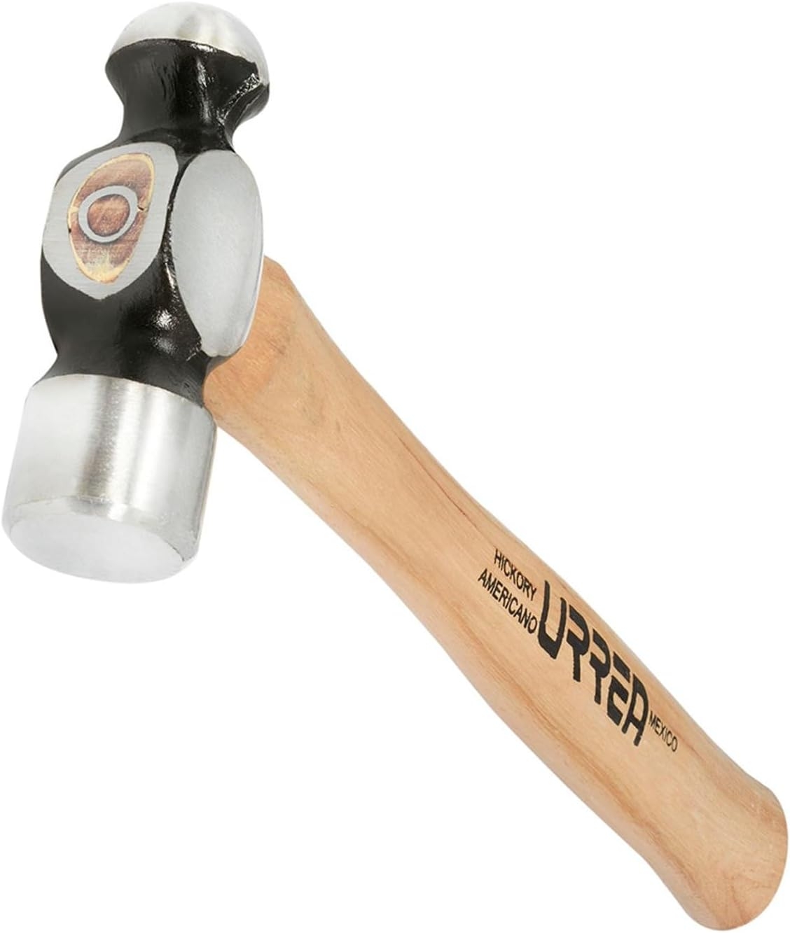 Urrea 1308P Martillo de bola maquinado con mango de madera hickory Americano de 12-3/8", 8 oz 1 Urrea 1308P Martillo de bola maquinado con mango de madera hickory Americano de 12-3/8", 8 oz
