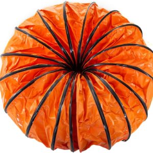 VEVOR Manguera de conducto, manguera flexible de PVC HVAC de 25 pies para ventilador de escape de ventilador de utilidad de 10 pulgadas