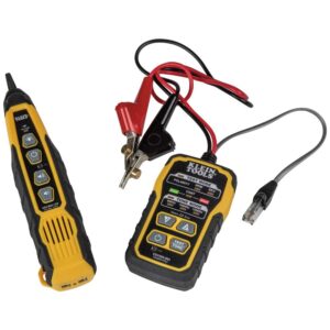 Klein Tools VDV500-820 Juego de rastreo de cables eléctricos Tone and Probe PRO, baterías y bolsa de transporte