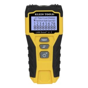 KLEIN TOOLS VDV526-200 | Probador Ethernet | CAT 5e, CAT 6/6A | Puerto RJ45