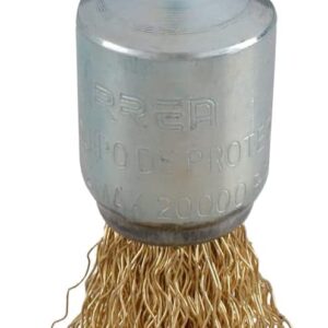Urrea Carda copa ondulada alambre fino 1-3/4" x 0.30 mm con zanco 1/4"
