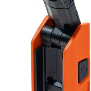 Klein Tools 56073 - Luz de trabajo plegable de mano, LED de 500 lúmenes con pivote de 180 grados y rotación de 270 grados, linterna recargable USB-C con foco integrado, base magnética, clasificación