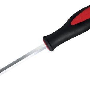 Urrea 9112G Destornillador con mango bimaterial de golpe, punta plana 3/8" x 12"