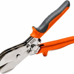 Klein Tools 86520 - Crimpadora de 5 hojas para crimpado de conductos, tubos y revestimientos de metal calibre 24, acero inoxidable calibre 28
