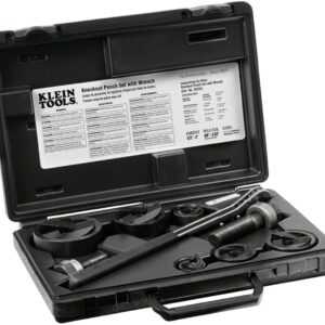 KLEIN TOOLS 53732SEN | Juego De Sacabocados | 6 Piezas | Corte Preciso