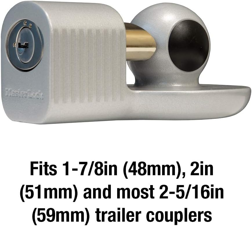 master lock 470 - 377dat níquel acabado chapado en cromo, zinc Die Cast acoplador Lock 2 master lock 470 - 377dat níquel acabado chapado en cromo, zinc Die Cast acoplador Lock – Vista 2