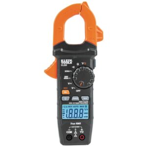 Klein Tools CL220 Digital Clamp Meter, AC Auto-Ranging 400 Amp with Temp