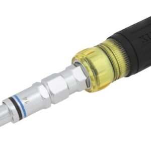 Klein Tools 32809MAGM Herramienta de destornillador de tuercas múltiples 11 en 1, destornillador magnético de paso con tuercas hexagonales métricas de 5 mm a 19 mm