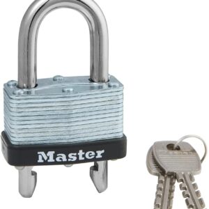Master Lock 510D Candado con grillete ajustable, 1-3/4 pulgadas, plateado